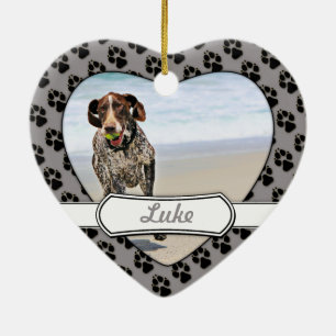 German Shorthaired Pointer - Luke - Riley Ceramic Ornament