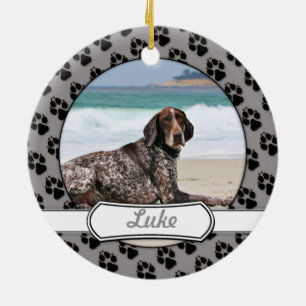 German Shorthaired Pointer - Luke - Riley Ceramic Ornament