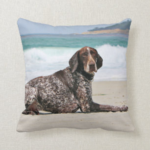 German Shorthaired Pointer - Luke - Riley Throw Pillow