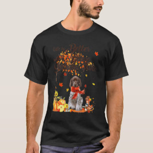 German Shorthaired Pointer Maple Tree Thanksgiving T-Shirt