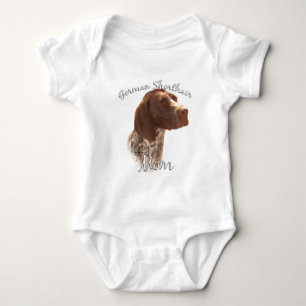 German Shorthaired Pointer Mom 2 Baby Bodysuit