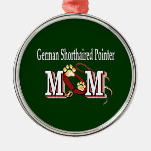 German Shorthaired Pointer Mom Gifts Metal Ornament