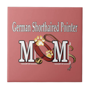 German Shorthaired Pointer Mom Gifts Tile