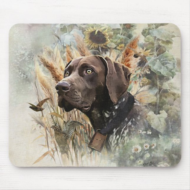 German Shorthaired Pointer Mouse Pad (Front)