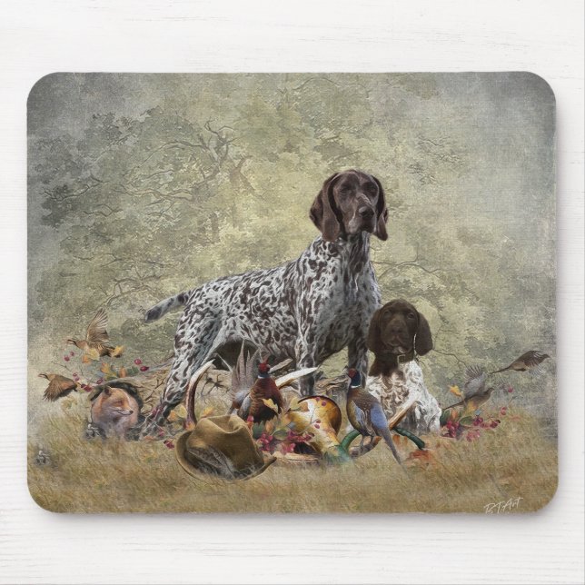 German Shorthaired Pointer  Mouse Pad (Front)