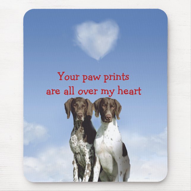 German Shorthaired Pointer Mousepad (Front)