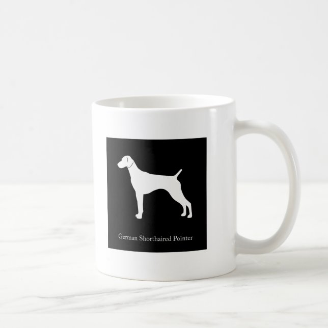 German Shorthaired Pointer Mug (Black Version 1) (Right)
