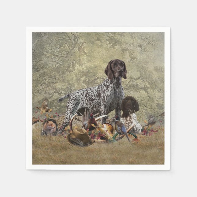 German Shorthaired Pointer    Napkin (Front)