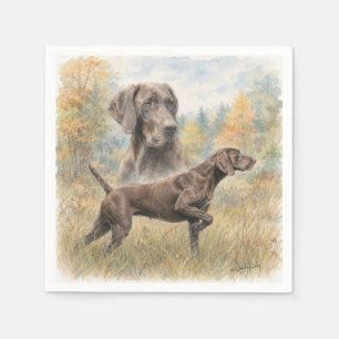 German Shorthaired Pointer  Napkin