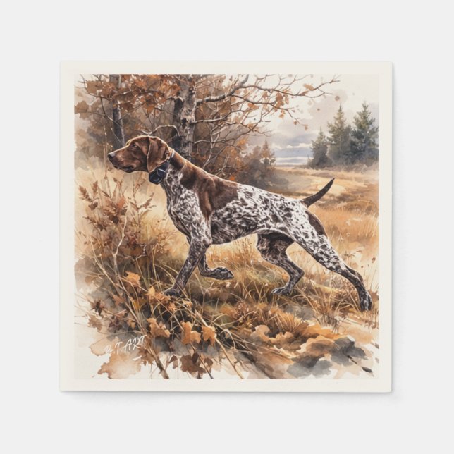  German Shorthaired Pointer  Napkin (Front)