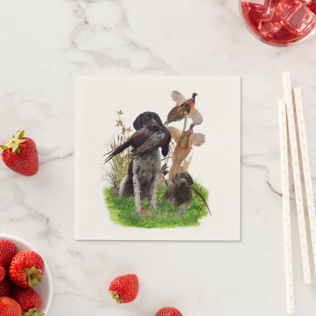 German Shorthaired Pointer   Napkin (Insitu)