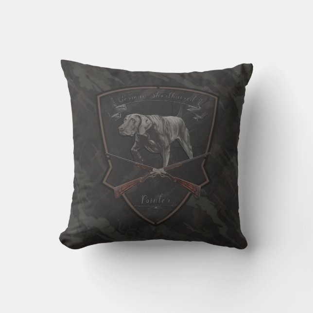 German Shorthaired Pointer Outdoor Pillow (Front)