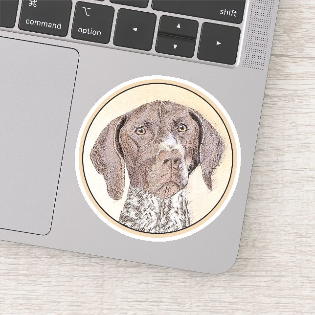German Shorthaired Pointer Painting - Dog Art (Detail)