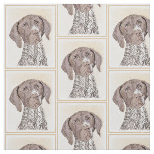 German Shorthaired Pointer Painting - Dog Art Fabric