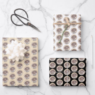 German Shorthaired Pointer Painting - Dog Art Wrapping Paper Sheet