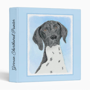 German Shorthaired Pointer Painting - Original Art Binder