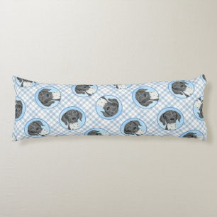 German Shorthaired Pointer Painting Original Art Body Pillow