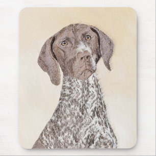 German Shorthaired Pointer Painting - Original Art Mouse Pad