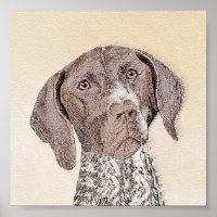German Shorthaired Pointer Painting - Original Art