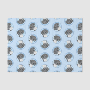 German Shorthaired Pointer Painting Original Art Tissue Paper