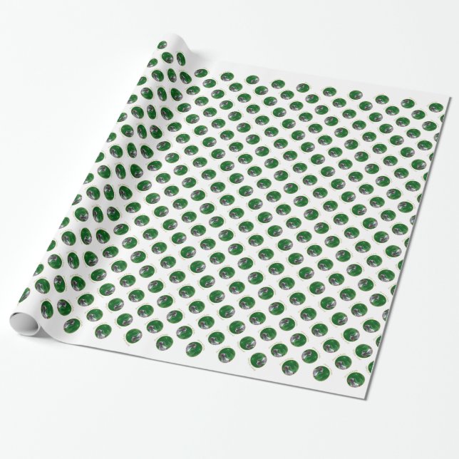 German Shorthaired Pointer Peace Wrapping Paper (Unrolled)