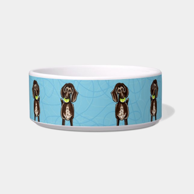 German Shorthaired Pointer Playtime Bowl (Front)