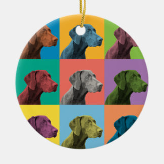 German Shorthaired Pointer Pop-Art Ornament