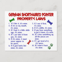 GERMAN SHORTHAIRED POINTER Property Laws 2