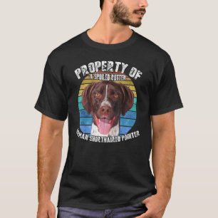 German Shorthaired Pointer Property Of Retro T-Shirt