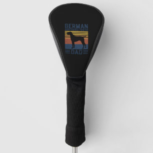German Shorthaired Pointer RetroT-Shirt Golf Head Cover