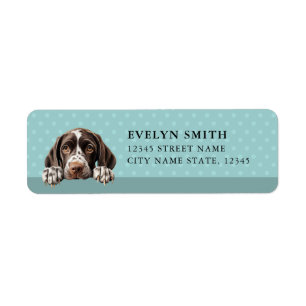 German Shorthaired Pointer Return Address Labels