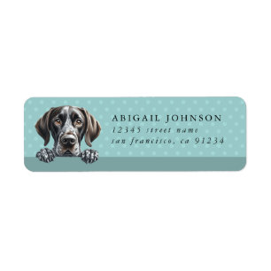 German Shorthaired Pointer Return Address Labels