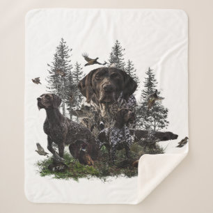 German Shorthaired Pointer     Sherpa Blanket