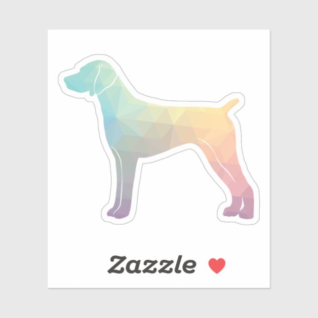 German Shorthaired Pointer Silhouette pastel (Sheet)