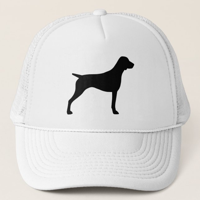 German Shorthaired Pointer Silhouette Trucker Hat (Front)