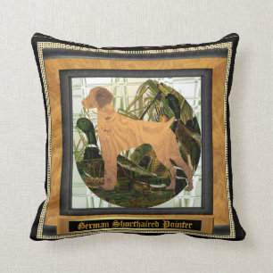 German Shorthaired Pointer Sport Throw Pillow