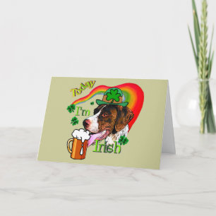 German Shorthaired Pointer St Patricks Day Card