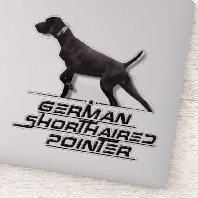 German Shorthaired Pointer    Sticker (Detail)