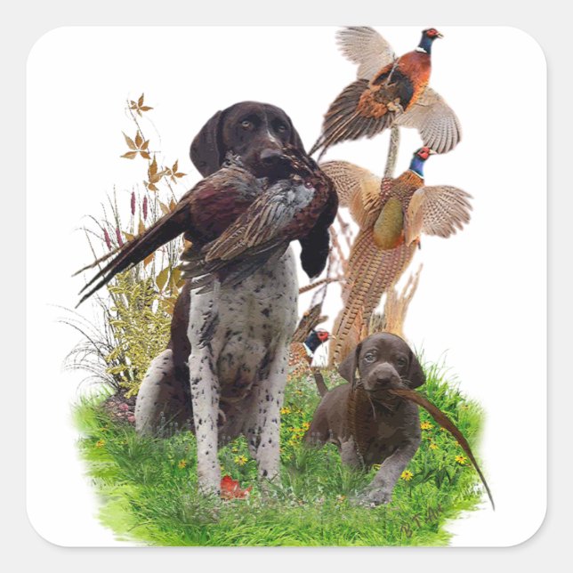 German Shorthaired Pointer    Sticker (Front)
