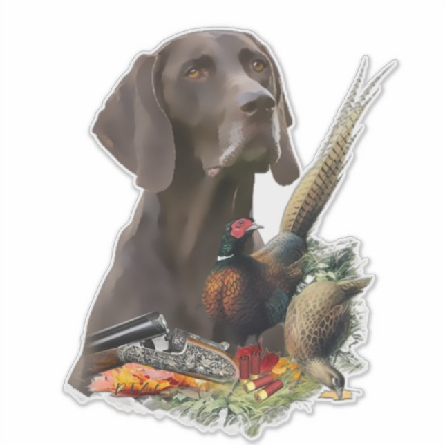 German Shorthaired Pointer    Sticker (Front)