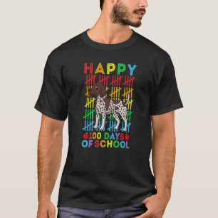 German Shorthaired Pointer Student Happy 100 Days  T-Shirt