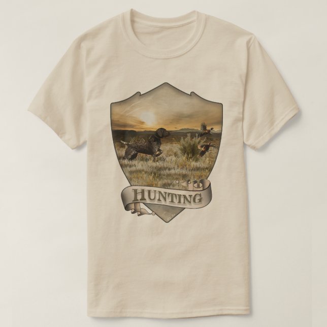 German Shorthaired Pointer  T-Shirt (Design Front)