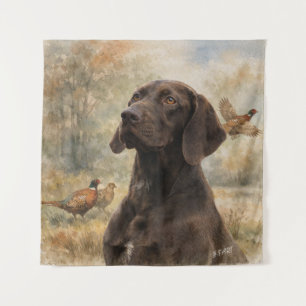 German Shorthaired Pointer  Tapestry