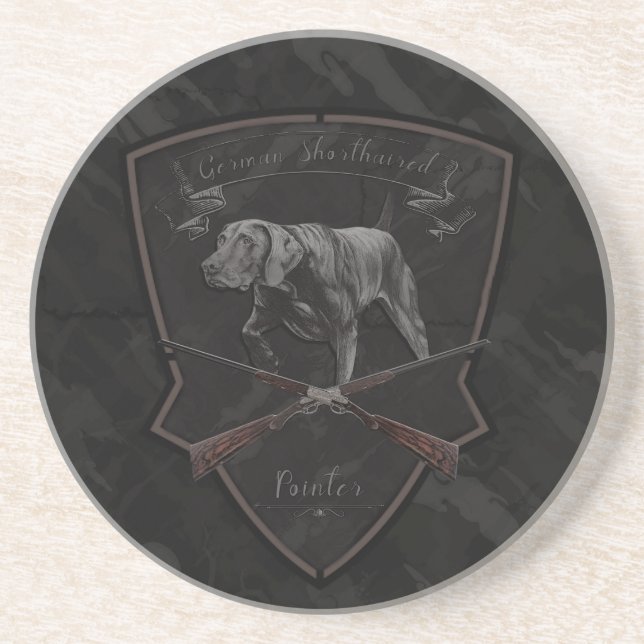 German Shorthaired Pointer  Tapestry Outdoor Pillo Coaster (Front)