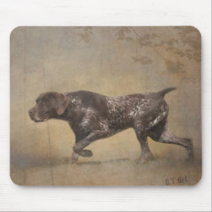 German Shorthaired Pointer Tapestry Poster Acrylic Mouse Pad