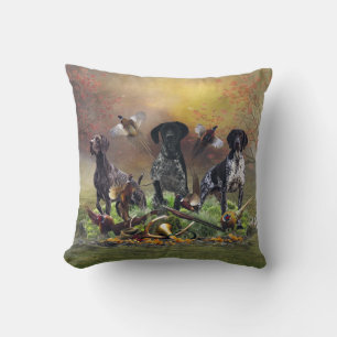 German Shorthaired Pointer  Throw Pillow