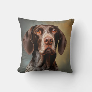 German Shorthaired Pointer Throw Pillow