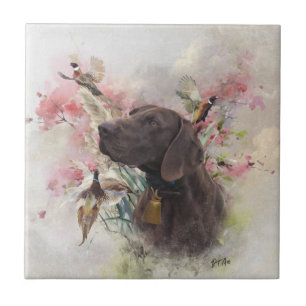 German shorthaired pointer tile