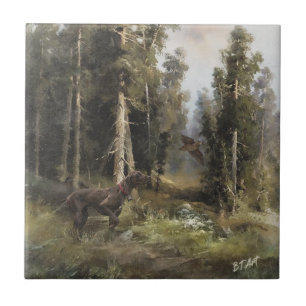 German Shorthaired pointer   Tile