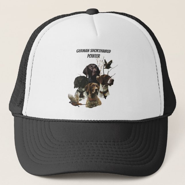 German Shorthaired Pointer  Trucker Hat (Front)